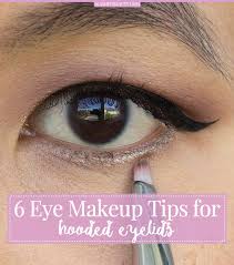 how to put makeup on hooded eyelids