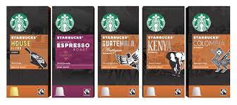 Nespresso coffee machine as a household appliances, then in the purchase of a suitable coffee machine, want to make a cup of applicable coffee: Starbucks Espresso Capsules Compatible With Nespresso Original Line Machines Variety Assortment 50 Count Buy Online In Germany At Desertcart De Productid 43475298