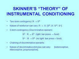 Skinner S Theory Of Instrumental Conditioning Ppt Download
