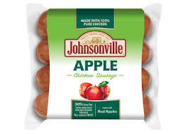 This chicken apple sausage recipe teaches you how to make and how to cook healthy breakfast sausage made with granny smith apples, bacon, and nutmeg. Apple Chicken Sausage Links Johnsonville Com