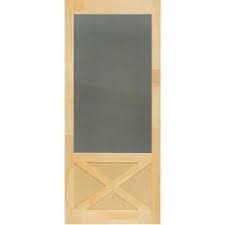 Kimberly Bay 32 In X 84 In Thompson Natural Pine Screen Door Dsath32 In 2020 Fiberglass Screen Tall Cabinet Storage Easy Paintings