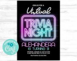 M, t, w, t, f, s, s . Trivia Night Flyer Etsy