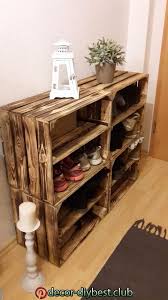 Hallo Hier Gibt Es Geflammte Obstkisten Mit Mittel Amp X2f Zwischenbrett Montiert Durch Das Flammen Der Kiste Ist In 2020 Home Decor Crate Diy Rack Diy Furniture