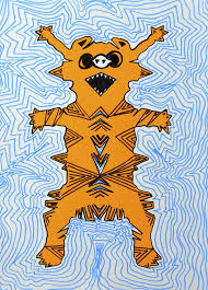 Symmetrical Monsters Balance Art Symmetrical Balance 5th Grade Art