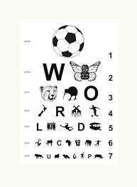 Football 2010 Eye Chart For Nz In South Africa By Brad Novak