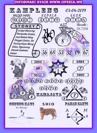 Forum Syair Sd Senin 3 Juni 2019 Opesia Official