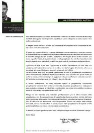 Lettera Motivazionale Architetto Esempio Sbpp