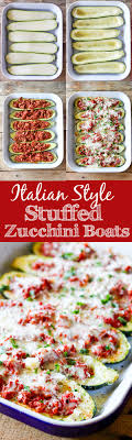 This is a seriously easy recipe that's full of delicious flavor without all the guilt! Italian Style Stuffed Zucchini Boats No 2 Pencil