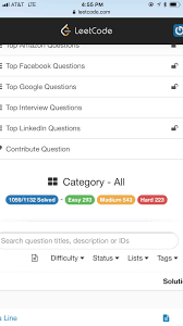 Leetcode Category