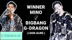 On december 18th, gdragon took to his instagram and uploaded photos he took at winner mino's art exhibition. Winner Mino Bigbang G Dragon Look Alike Youtube