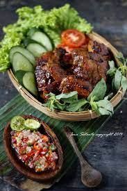 Ayam Bakar Sambal Matah Resep Ayam Makanan Ayam Foto Makanan
