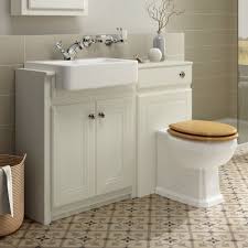 traditional bathroom vanity unit sink