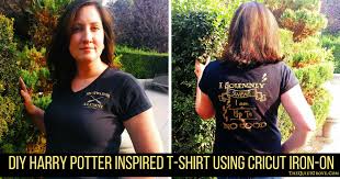 5% coupon applied at checkout. Diy Harry Potter Inspired T Shirt Using Cricut Iron On The Quiet Grove