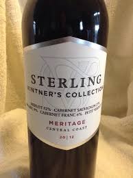 2012 Sterling Vineyards Vintner S Collection Meritage Usa California Central Coast Cellartracker