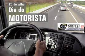 O dia do motorista é comemorado anualmente em 25 de julho. Feliz Dia Do Motorista Sinteti