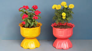 Look for varieties that open blossoms in a rainbow of hues. Diy Idea Turning Plastic Bottles Into A Beautiful Flower Pot For A Small Garden Balcony Garden