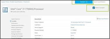 How To Compare Intel Processors Using Product