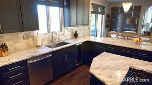 You might be surprised to learn that quartz countertops aren't made of 100 percent quartz but rather they are a composite stone engineered from natural quartz combined with a resin binder. Best Way To Pair Countertops With Dark Cabinets Marble Com