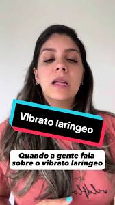 Vibrato laríngeo é um ornamento vocal, ou técnica vocal, com oscilaçõe...