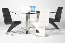 (32) daphne glass 5 piece dining set $2,045. Rectangular Glass Top Modern Dining Table W Optional Side Chairs