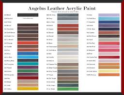 angelus acrylic leather paint