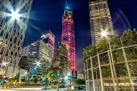 freedom tower from west side highway by val black russian tourchin westside tower bryant park hotel