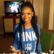 Brandy Instagram Brandy Turns Back Into Moesha Last Night After Getting New Braids By Adele Supreme Box Braids Hairstyles Hair Styles Natural Hair Styles