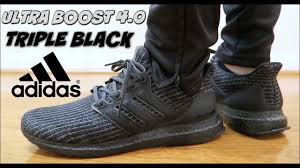 The latter is built with primeblue, which includes parley ocean plastic, finished in core black. Worst Triple Black Adidas Ultra Boost 4 O Review On Feet Youtube