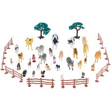 Adventure Force 40 Piece Farm Animals Big Bucket With Handle Assorted Walmart Com Farm Animals Farm Animal Toys Big Bucket