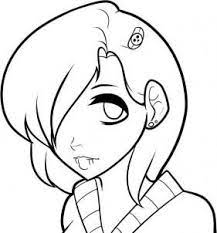How To Draw An Emo Face, Emo Faces, Step By Step, Anime Heads, Anime, Draw  Japanese Anime, Draw Manga, Free… | Anime Drawings For Beginners, Easy  Drawings, Drawings