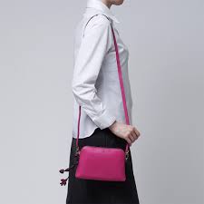 6555 Tory Burch Peace Dome Crossbody Bag Hibiscus Pink