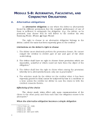 Natural obligation flows from natural law, such as the obligations of parents to their children. What Is Alternative Obligation And Example