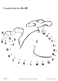 This video will show you how to create connect the dots (dot to dot) puzzles using letters, phrases, words or simple math formulas. Connect The Dots With Letters Worksheet Education Com Ocean Theme Preschool Alphabet Preschool Dot Worksheets