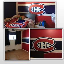 Bathroom paint colors the home depot. Habs Room Painted Official Team Colors Via Home Depot Logo Is A Fathead Sticker Large Fathead Stickers Room Paint Team Colors