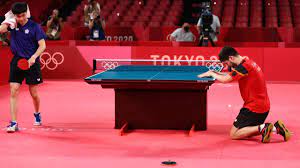 Das schöne war, daß über den tag verteilt viele unterschiedliche gruppen da waren. Olympia 2021 Dimitrij Ovtcharovs Irre Achterbahnfahrt Zu Tischtennis Bronze Bild De