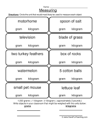 Gram Kilogram Worksheet Practice With Metric Mass Measures Information Measurement Worksheet Grams Measurement Worksheets Volume Worksheets Mass Activities