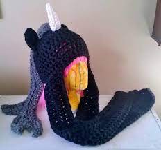 Adventure Time Lord Monochromicorn Crochet Hat Long Etsy Crochet Hats Crochet Crochet For Kids