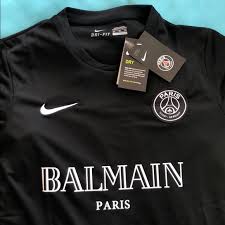 Джерси nike psg экипировка № 10 neymar jr 20/21. Nike Shirts Balmain Nike Psg Exclusive Authentic Jersey Poshmark