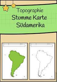 Stumme Leere Karte Sudamerika Unterrichtsmaterial Im Fach Erdkunde Erdkunde Karten Amerika