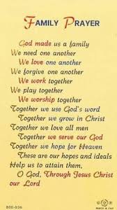 Family Prayer Prayer For Family Prayers Prayer Scriptures
