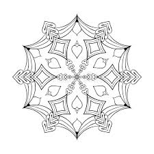 There are many different types of mandala coloring pages, e.g. Vector Paper Cutout Snow Flake In Zentangle Style Doodle Mandala For Adult Coloring Pages Ornamental Winter Illustration For De Stock Vector Illustration Of Decor Golden 81914618