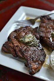 Gently lay the steak in the pan. Marinated Herb Butter T Bone Steaks Small Town Woman