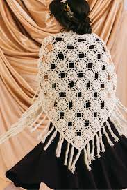 116,000+ vectors, stock photos & psd files. Flower Crochet Shawl Pattern With Tassels Shawl Crochet Pattern Crochet Shawl Patterns