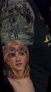 Added Luna Lovegood to this in progress Harry Potter Sleeve Thank you  Danielle!