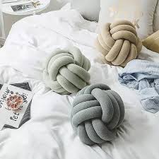 The Knot Pillow Is Fully Functional And Beyond Typical Decor It Can Add The Perfect Pop Into Any Room It S In 2020 Knot Pillow Handmade Home Handmade Home Decor