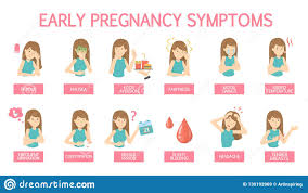 Vos témoignages sur vos premiers symptômes de grossesse et vos moyens pour connaître un début de grossesse chaque corps de femme exprime différemment ce nouvel état. Premiers Symptomes De Grossesse Maladie Et Constipation Illustration De Vecteur Illustration Du Enceinte Matin 130192969