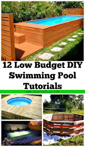 Swimming pool, over the ground pools, pool supplies, unendingness pool, inflatable pool, inground pools, pool warmer, pool. 12 Low Budget Diy Swimming Pool Tutorials Diy Crafts