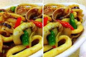 Dapurbujang ikan goreng sos tiram. Sotong Goreng Kunyit Berkuah Menu Simple Untuk Orang Sibuk