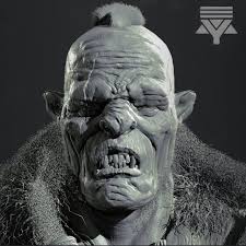 Orc Bust Highpoly 3d Model Max C4d Obj 3ds Fbx Lwo Stl 3dexport Com By Yeaaa Artist 3d Model Buddha Statue Statue