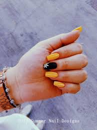 33 Cute Summer Nail Design Ideas 2019 Naildesigns Wedding Acrylic Nails Yellow Nails Solid Color Nails